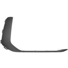 FRONT BUMPER GRILLE SIDE MOULDING - S-LINE - GREY (RH)