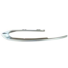 FRONT BUMPER GRILLE MOULDING - MODERN - FOG LAMP TYPE (CHROME) (RH)