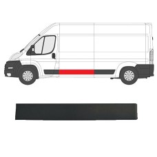 SIDE MOULDING - NOT SWB - SLIDING DOOR MOULDING - BLACK (LH) SIDE MOULDING - NOT SWB - SLIDING DOOR MOULDING - BLACK (LH)