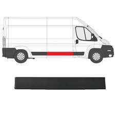 SIDE MOULDING - NOT SWB - SLIDING DOOR MOULDING - BLACK (RH) SIDE MOULDING - NOT SWB - SLIDING DOOR MOULDING - BLACK (RH)