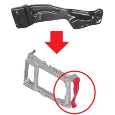 FRONT PANEL SUPPORT - SIDE - METAL (LH)