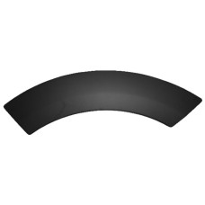REAR WHEEL ARCH MOULDING - FITS ON DOOR (BLACK) (LH)