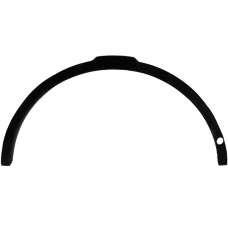 FRONT WHEEL ARCH MOULDING - W/PARK SENSOR HOLE - ROUGH BLACK (RH)