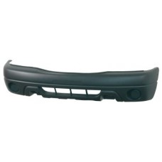 FRONT BUMPER - NO FOG LAMP HOLES - BLACK - 2001>