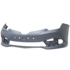 FRONT BUMPER - W/WASHER HOLES - MATT BLACK