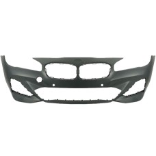 FRONT BUMPER - M SPORT - W/PARK SENSOR HOLES - PRIMED