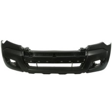 FRONT BUMPER - ROUND FOG LAMP TYPE (BLACK)