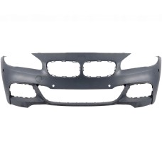 FRONT BUMPER - M SPORT - W/PARK SENSOR HOLES - PRIMED