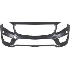FRONT BUMPER - AMG - W/PARK SENSOR + WASHER HOLES - PRIMED