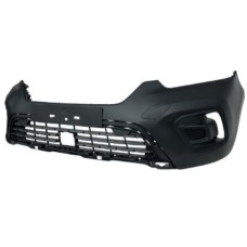 FRONT BUMPER - PANEL VAN - NO FLH - INCLUDES SIDE GRILLES - MATT BLACK