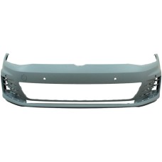 FRONT BUMPER - GTI/GTD/NOT R/R-LINE - W/PARKING SENSOR HOLES (PRIMED)