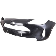 FRONT BUMPER - W/PARK SENSOR + ASSIST HOLES (MATT BLACK)