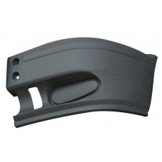 FRONT BUMPER END CAP - NO FLH (DARK GREY) (LH)