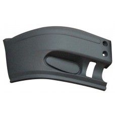 FRONT BUMPER END CAP - NO FLH (DARK GREY) (RH)
