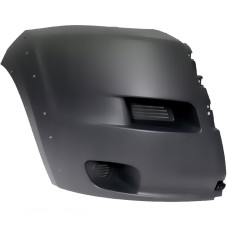 FRONT BUMPER CORNER - NO FLH - W/MOULDING HOLES - DARK GREY (RH)