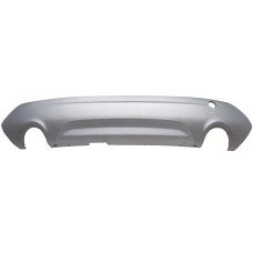 REAR BUMPER SPOILER - TWIN EXHAUST - SILVER