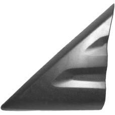 FRONT WING MOULDING - FITS BY MIRROR - BLACK (LH)