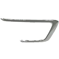 FRONT BUMPER GRILLE SIDE MOULDING - CHROME (LH)