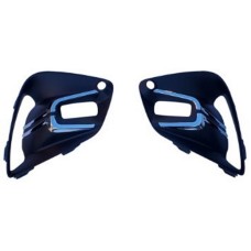 FRONT BUMPER GRILLE SIDE SET - W/FLH - W/CHROME TRIMS (2 PCS)