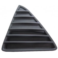 FRONT BUMPER GRILLE SIDE - INNER - TRIANGULAR (MATT BLACK) (LH)