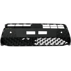 FRONT BUMPER GRILLE CENTRE - W/PARK SENSOR HOLES - BLACK