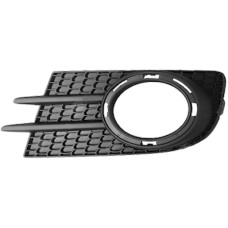 FRONT BUMPER GRILE SIDE - W/FLH + MOULDING HOLES - BLACK (LH)