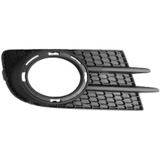 FRONT BUMPER GRILE SIDE - W/FLH + MOULDING HOLES - BLACK (RH)