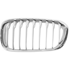 GRILLE - SPORT/M SPORT - SILVER SLATS/CHROME FRAME (LH)