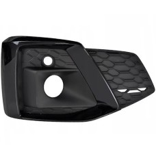 FRONT BUMPER GRILLE SIDE - S-LINE - W/FLH - GLOSS BLACK (RH)