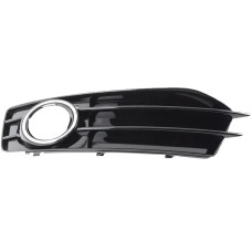 FRONT BUMPER GRILLE SIDE - S-LINE - W/FLH + CHROME RING (LH)