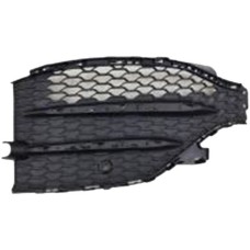 FRONT BUMPER GRILLE SIDE - AMG - W/MOULDING HOLES - BLACK (RH)