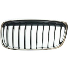 GRILLE - SPORT - BLACK SLATS, CHROME FRAME (LH)