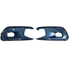 FRONT BUMPER GRILLE SIDE SET - W/PARK SENSOR HOLES (2 PCS)