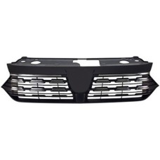 GRILLE - COMFORT - BLACK, W/CHROME DECORATIONS - >2023