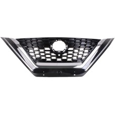 GRILLE - W/CAMERA HOLE - W/CHROME SURROUND