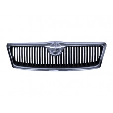 GRILLE - BLACK, W/CHROME FRAME