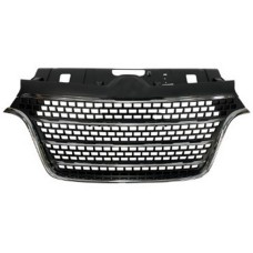 GRILLE - W/CHROME FRAME + CHROME SLATS