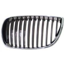 GRILLE - BLACK SLATS/CHROME FRAME (LH)