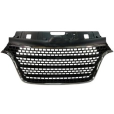 GRILLE - W/CHROME FRAME + BLACK SLATS