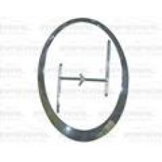 HEADLAMP TRIM ONE/D/COOPER/S (CHROME) (HALOGEN HEADLAMP TYPE)LH