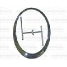 HEADLAMP TRIM ONE/D/COOPER/S (CHROME) (HALOGEN HEADLAMP TYPE)RH