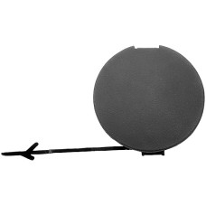 FRONT BUMPER TOW HOOK COVER - ROUGH BLACK