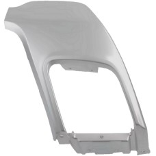 REAR BUMPER MOULDING - ABOVE EXHAUST - DYNAMIC - SILVER (RH)
