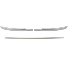 FRONT BUMPER MOULDING SET (SILVER) (3 PCS)