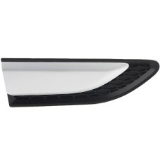 FRONT WING MOULDING/GRILLE - SILVER (RH)