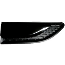 FRONT WING MOULDING/GRILLE - GLOSS BLACK (RH)