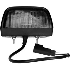 REAR NUMBER PLATE LAMP - CHASSIS CAB/PICKUP - COMPLETE (HALOGEN) (UNSIDED)