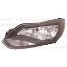 HEADLAMP - NO PROJECTOR (BLACK) (LH)