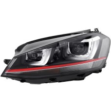 HEADLAMP - GTD - W/CHROME TRIM - ADAPTIVE (XENON, W/LED DRL) (LH)