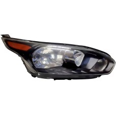 HEADLAMP - BLACK - W/DRL + UPPER ORANGE INDICATOR (RH)